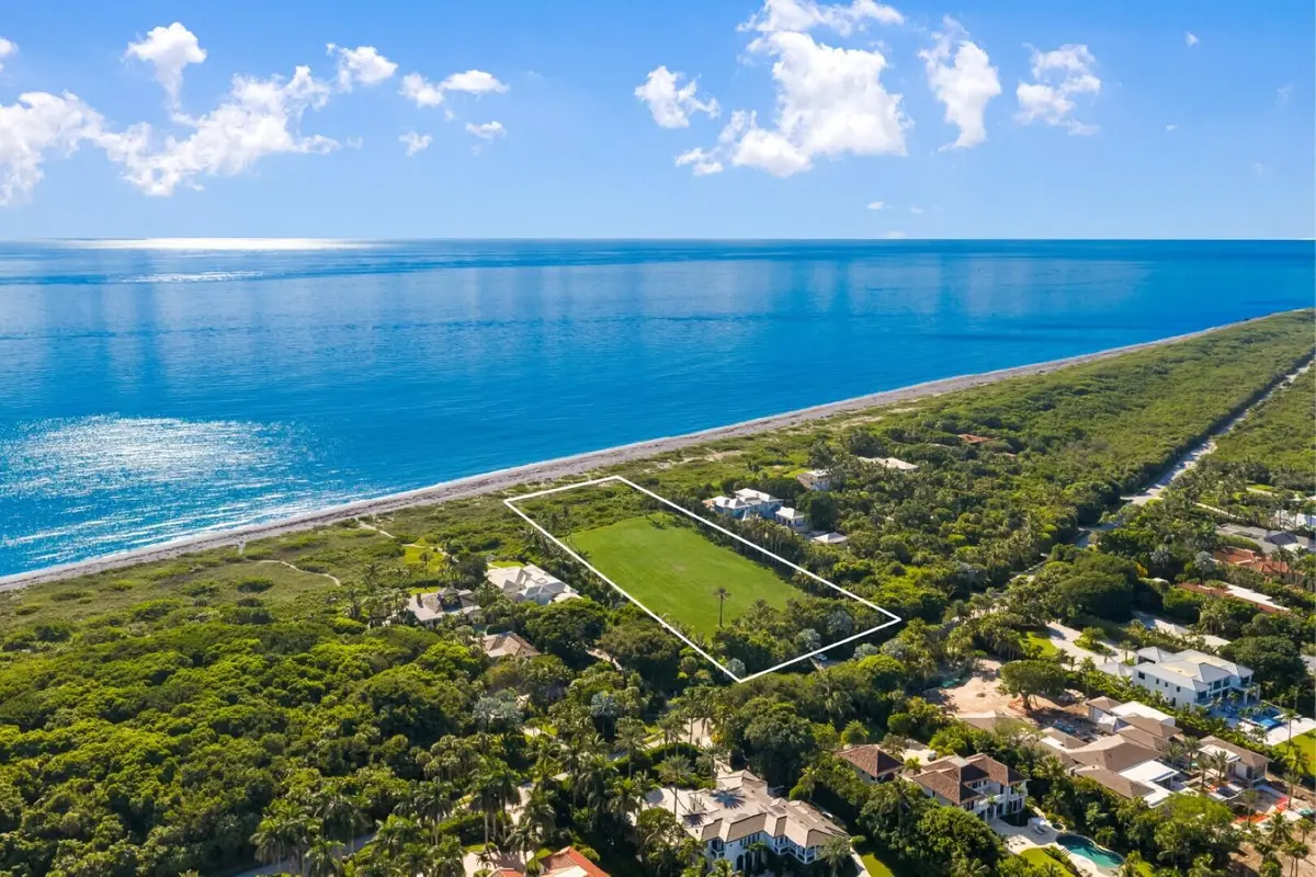 Aerial at 511 S Beach Road, Jupiter