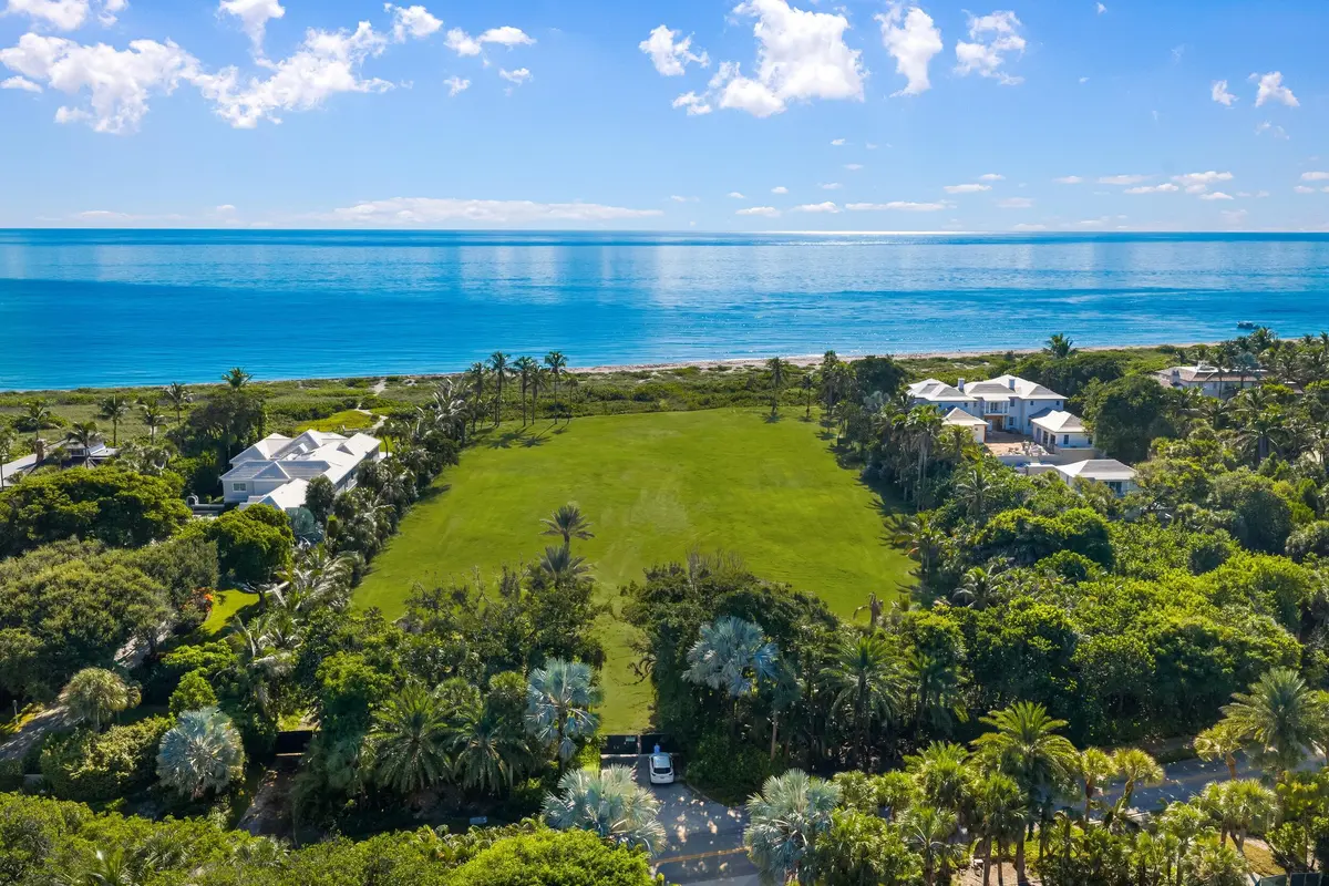 Aerial at 511 S Beach Road, Jupiter