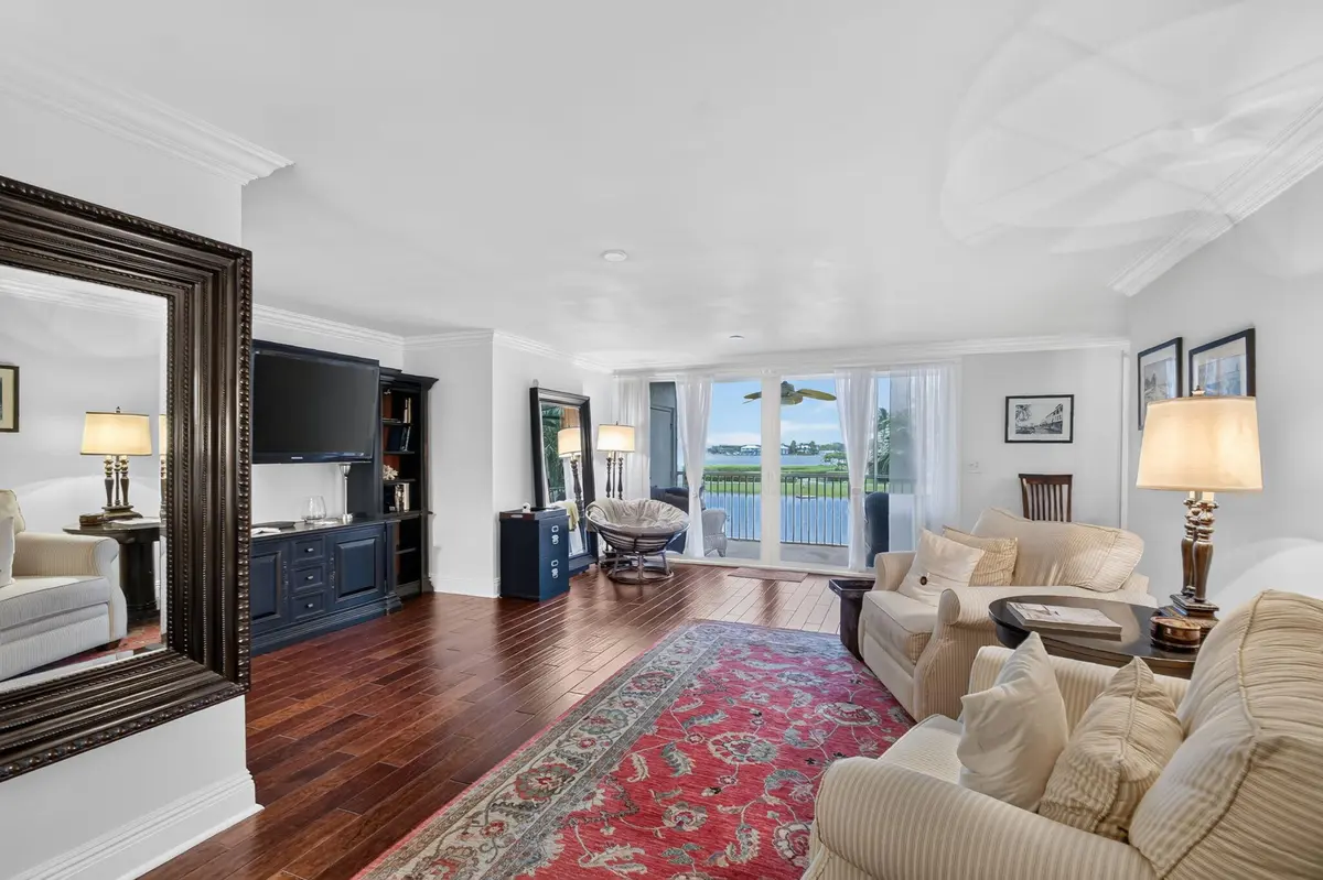 Living Room at 102 Half Moon Circle F2, Hypoluxo