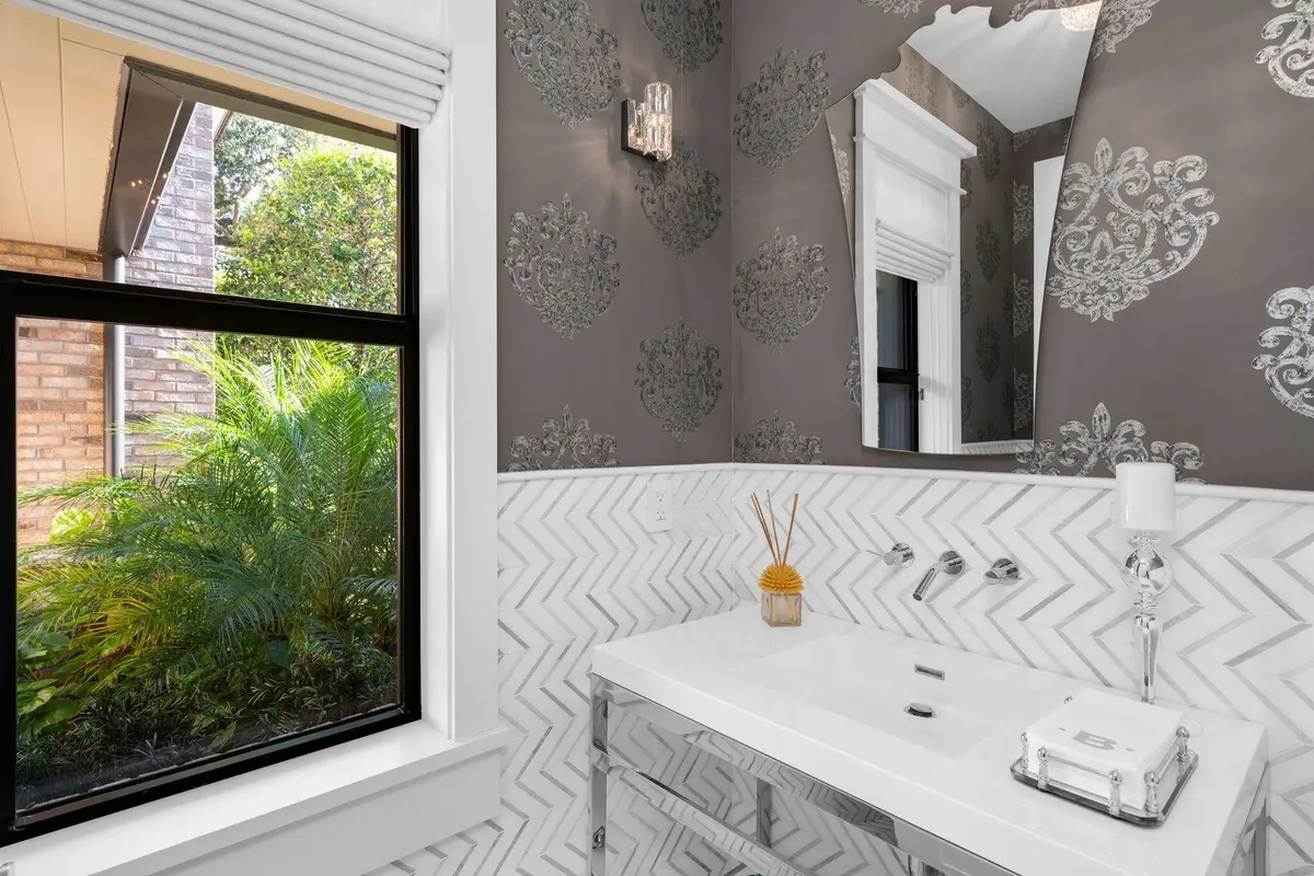 Powder Bath at 3 PEACOCK Lane, Village of Golf