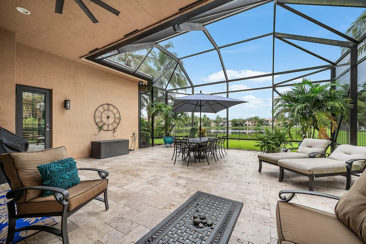 EXTENDED SCREENED IN PATIO at 8478 HAWKS GULLY Avenue, Delray Beach