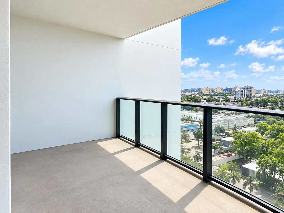 Balcony 2 at 1600 NE 1st Avenue 1411, Miami