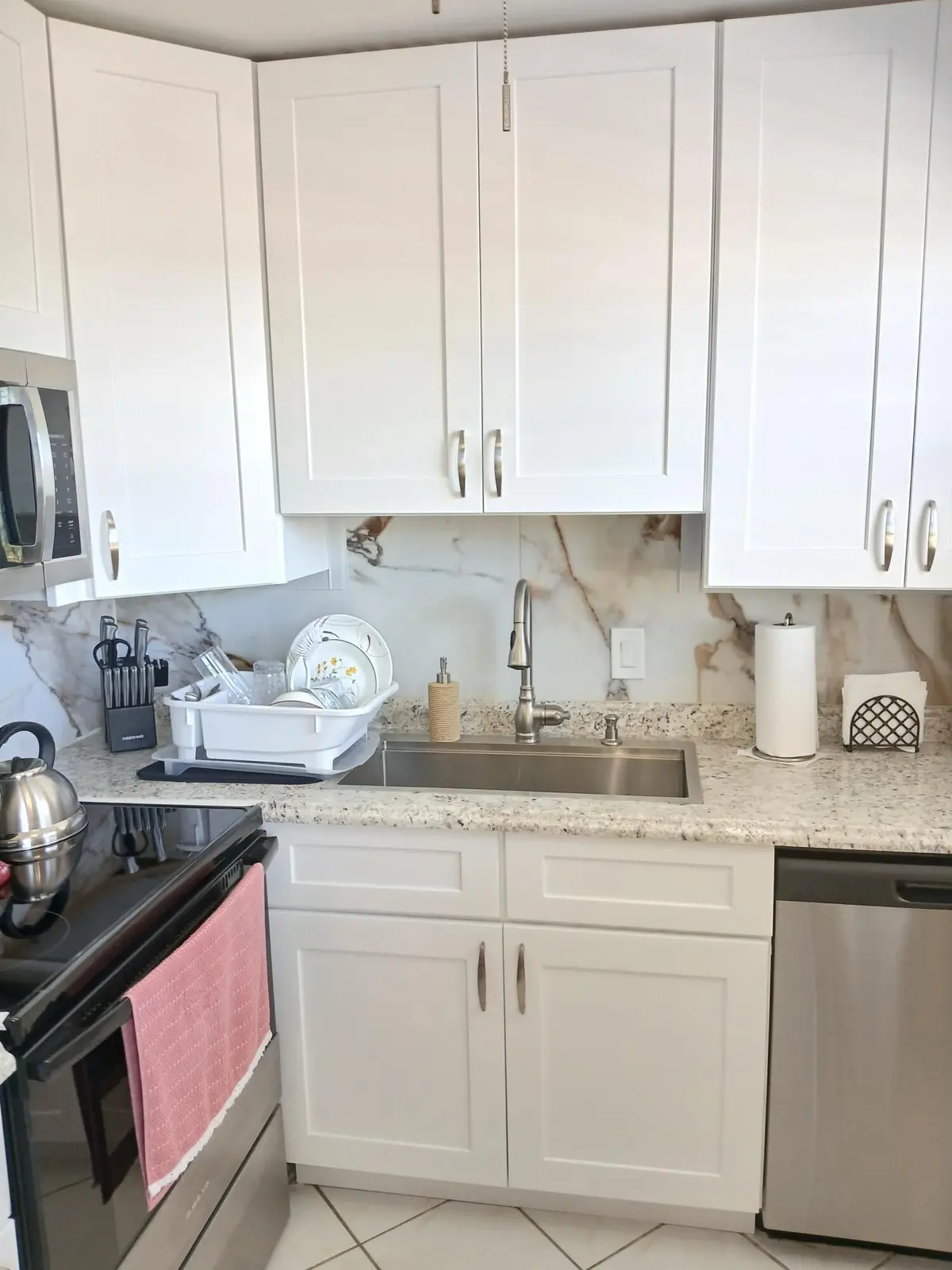 RENOVATED KITCHEN at 133 SOMERSET G, West Palm Beach