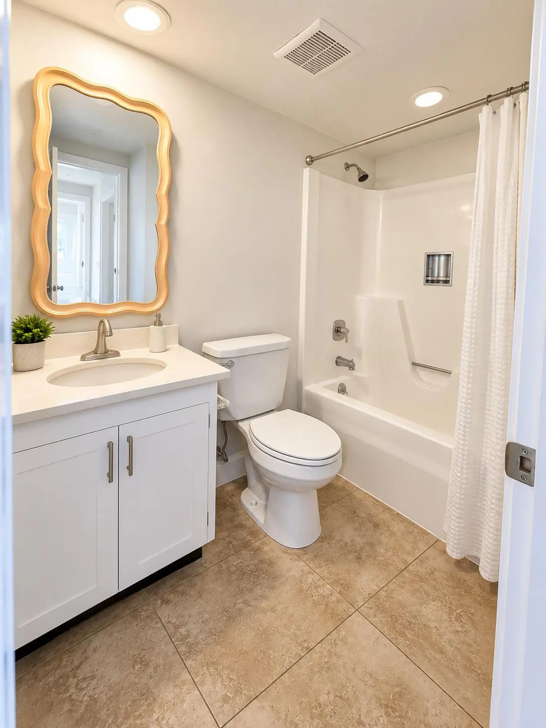 Guest Bathroom at 825 CENTER Street 5A, Jupiter