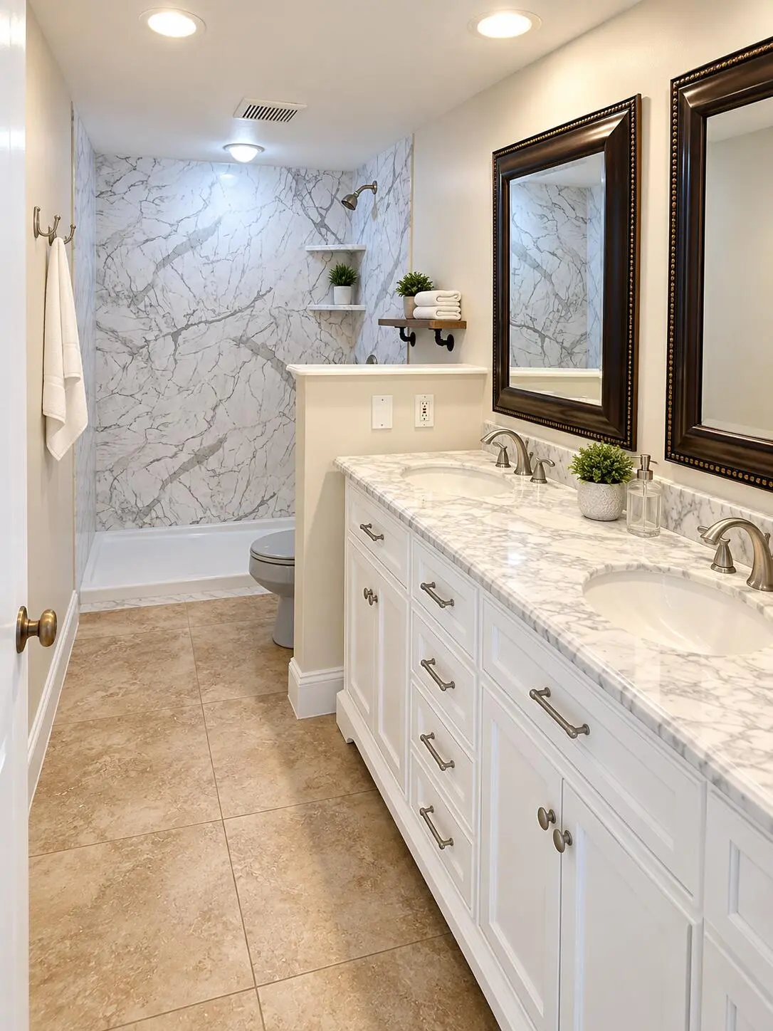Primary Bathroom at 825 CENTER Street 5A, Jupiter