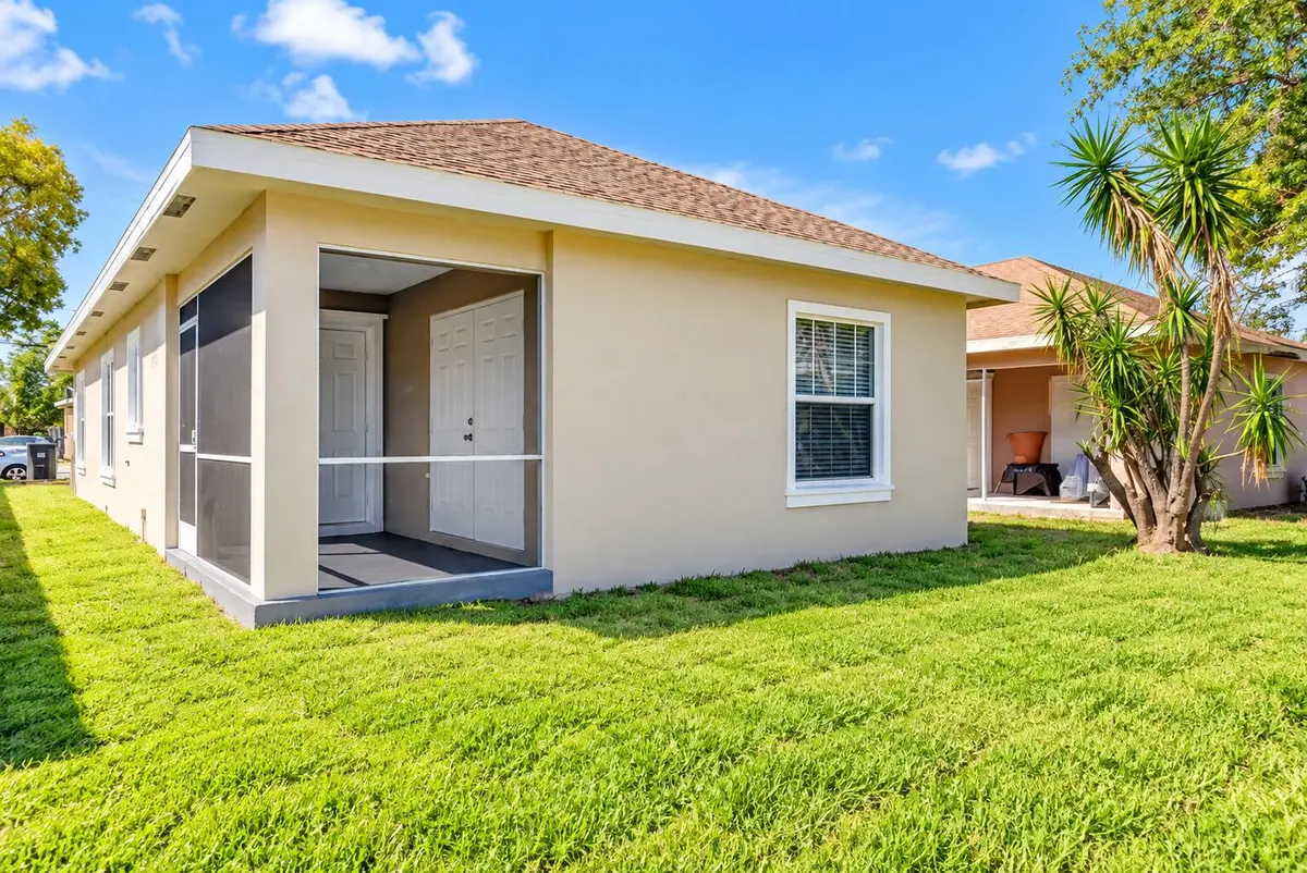 Back patio at 1043 22ND Street, West Palm Beach