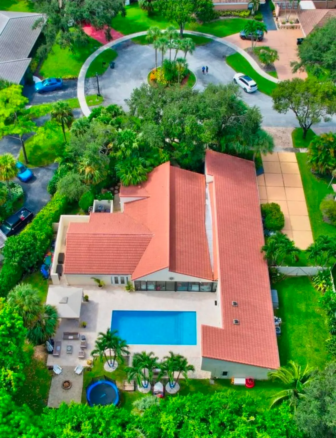 Aerial View at 6555 SERENA Lane, Boca Raton