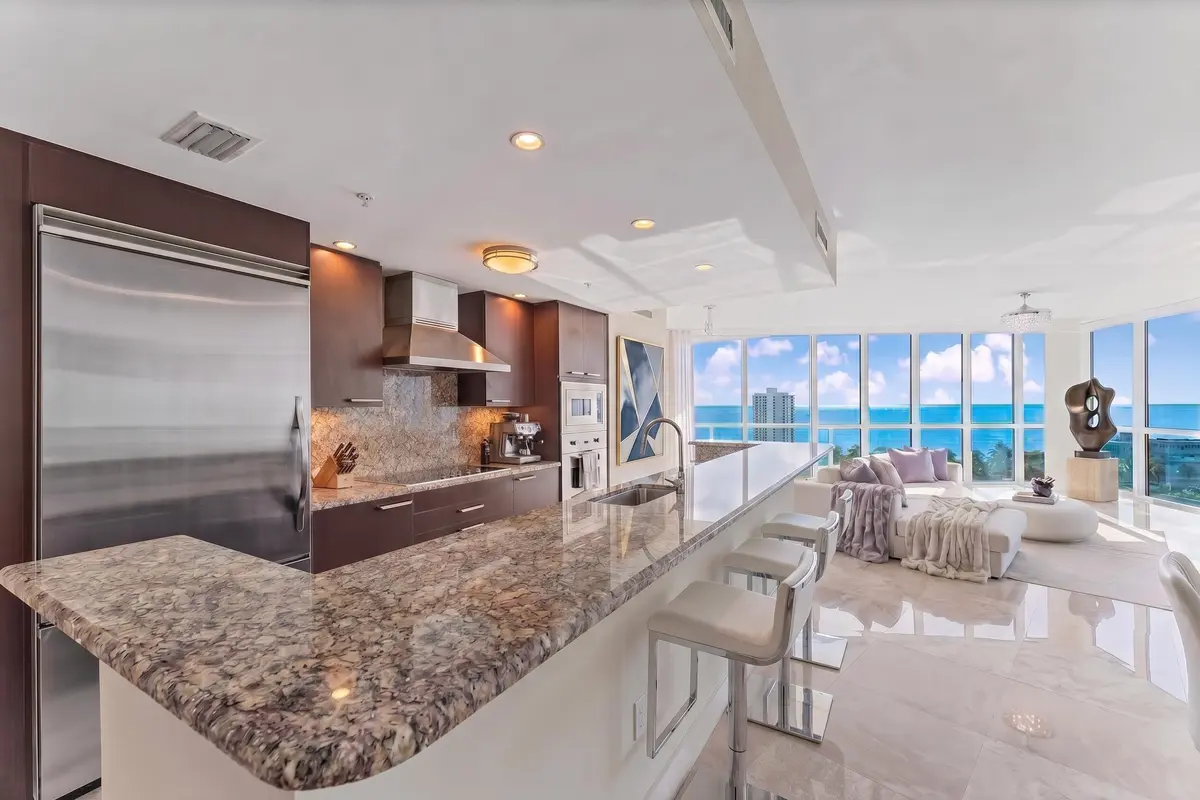 Kitchen at 1 N Ocean Boulevard 806, Pompano Beach
