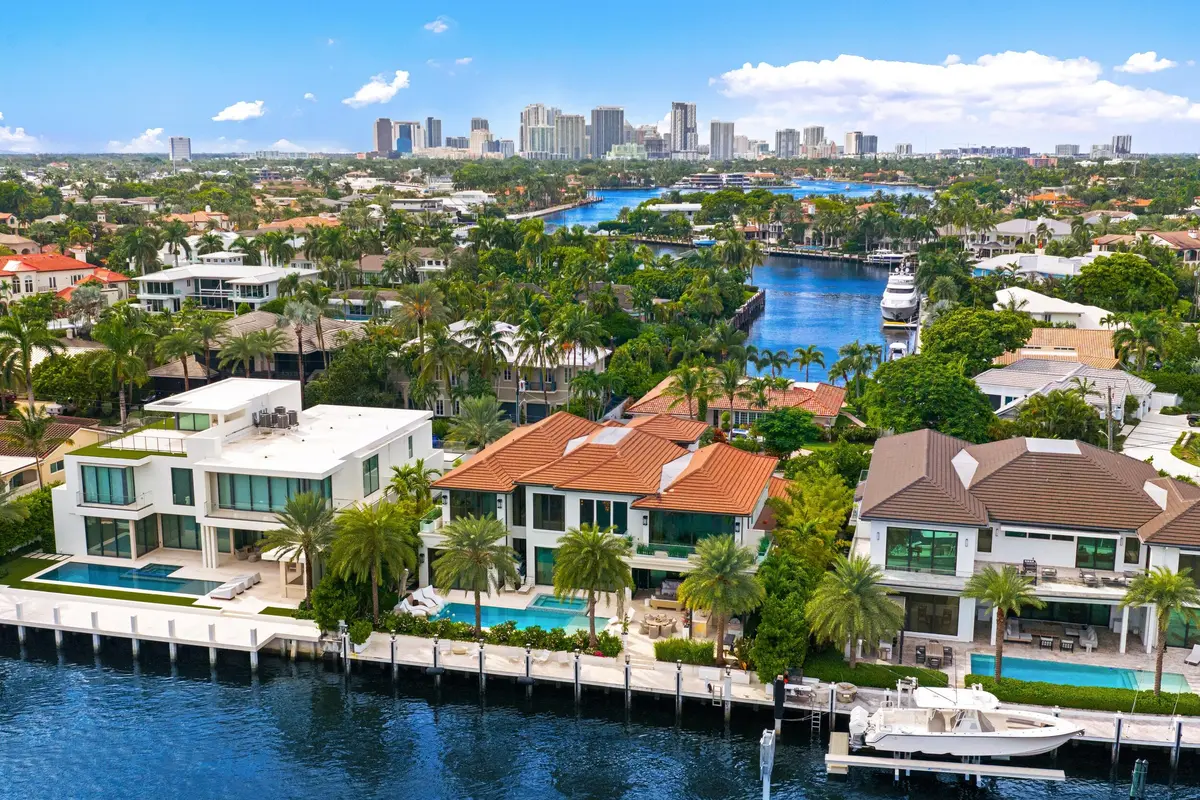 Aerial at 70 Isla Bahia Drive, Fort Lauderdale