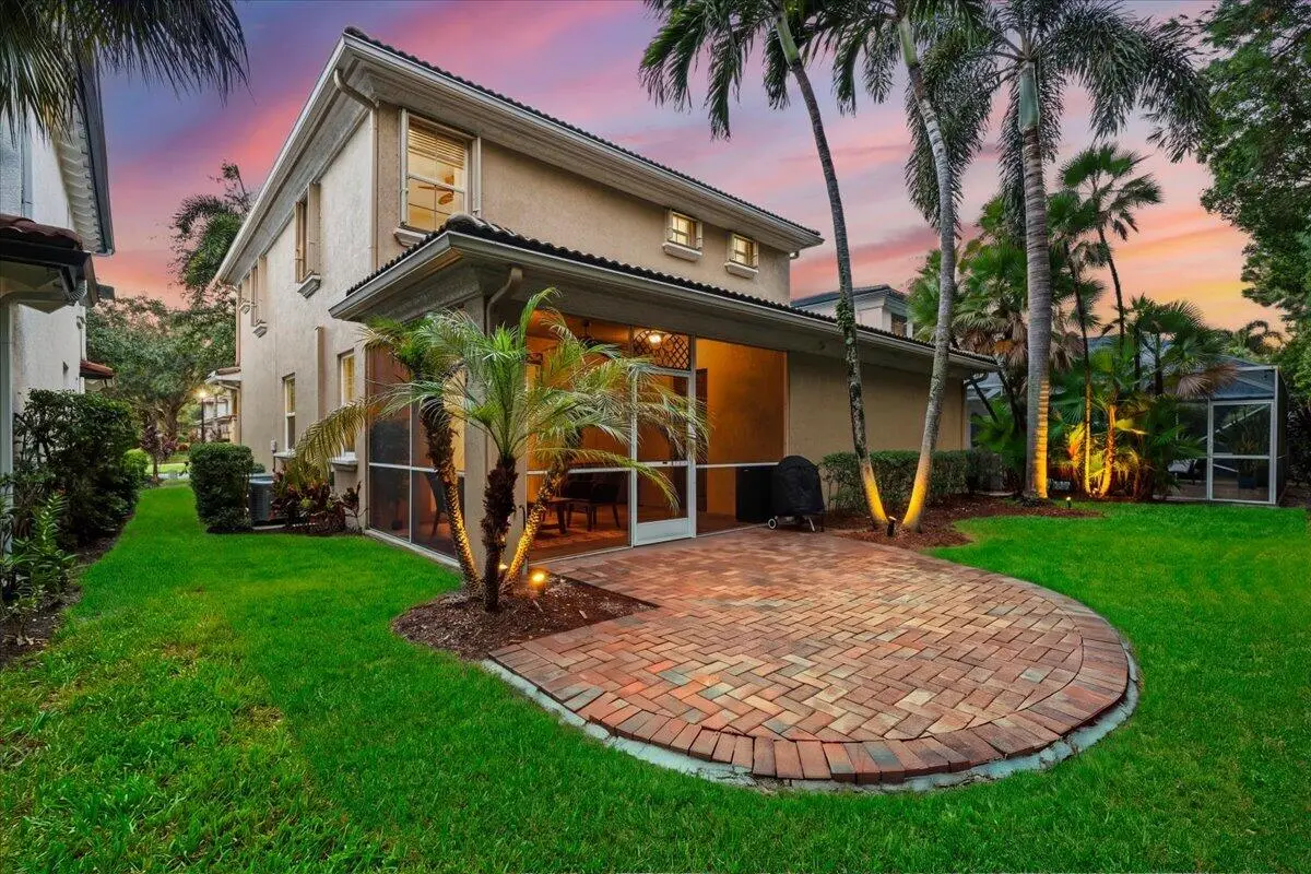 Extended Patio & Backyard at 443 Pumpkin Drive, Palm Beach Gardens