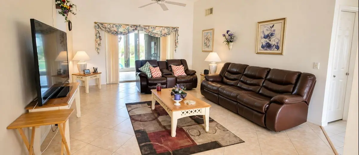 Living Room at 6747 PICANTE Circle, Fort Pierce
