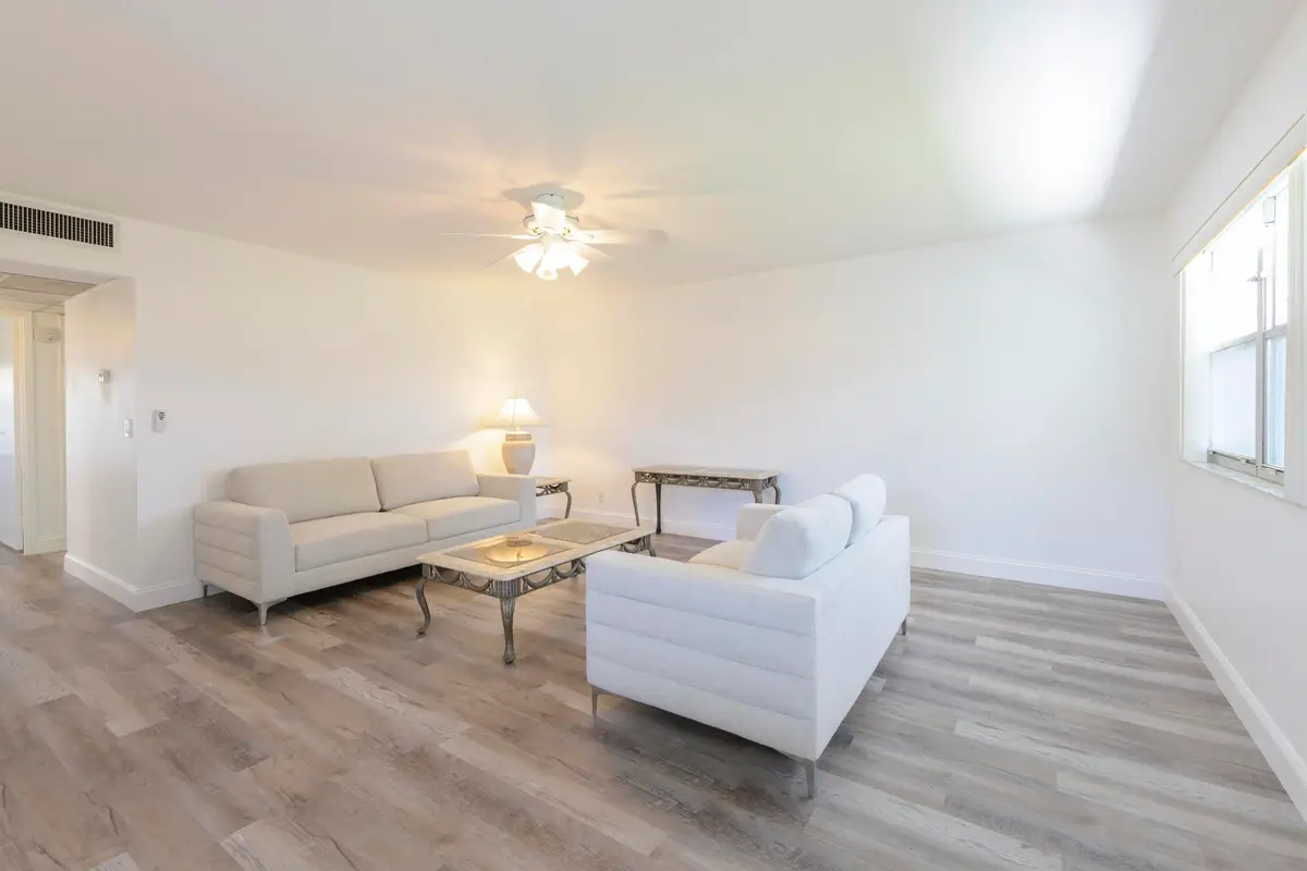 Living Room at 189 Valencia H, Delray Beach