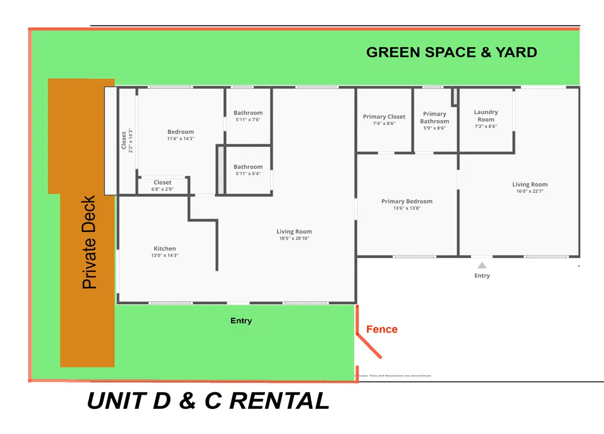 Floorplan-111 D & C at 111 SE 7th Avenue D & C, Delray Beach