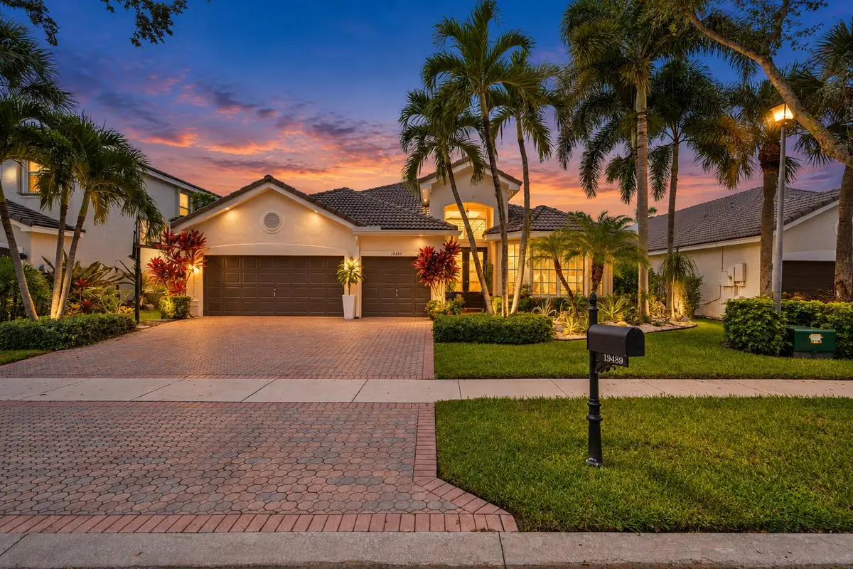 Twilight at 19489 Estuary Drive, Boca Raton