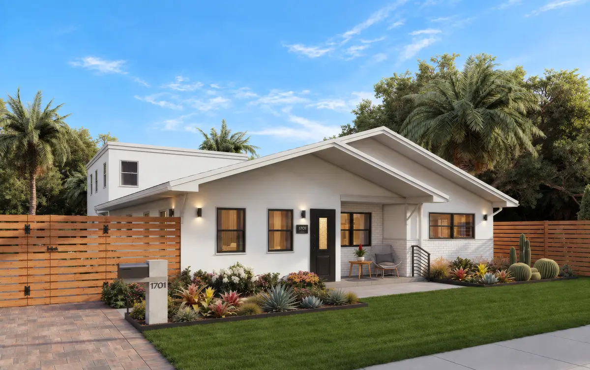 Exterior Rendering at 1701 N M Street, Lake Worth Beach