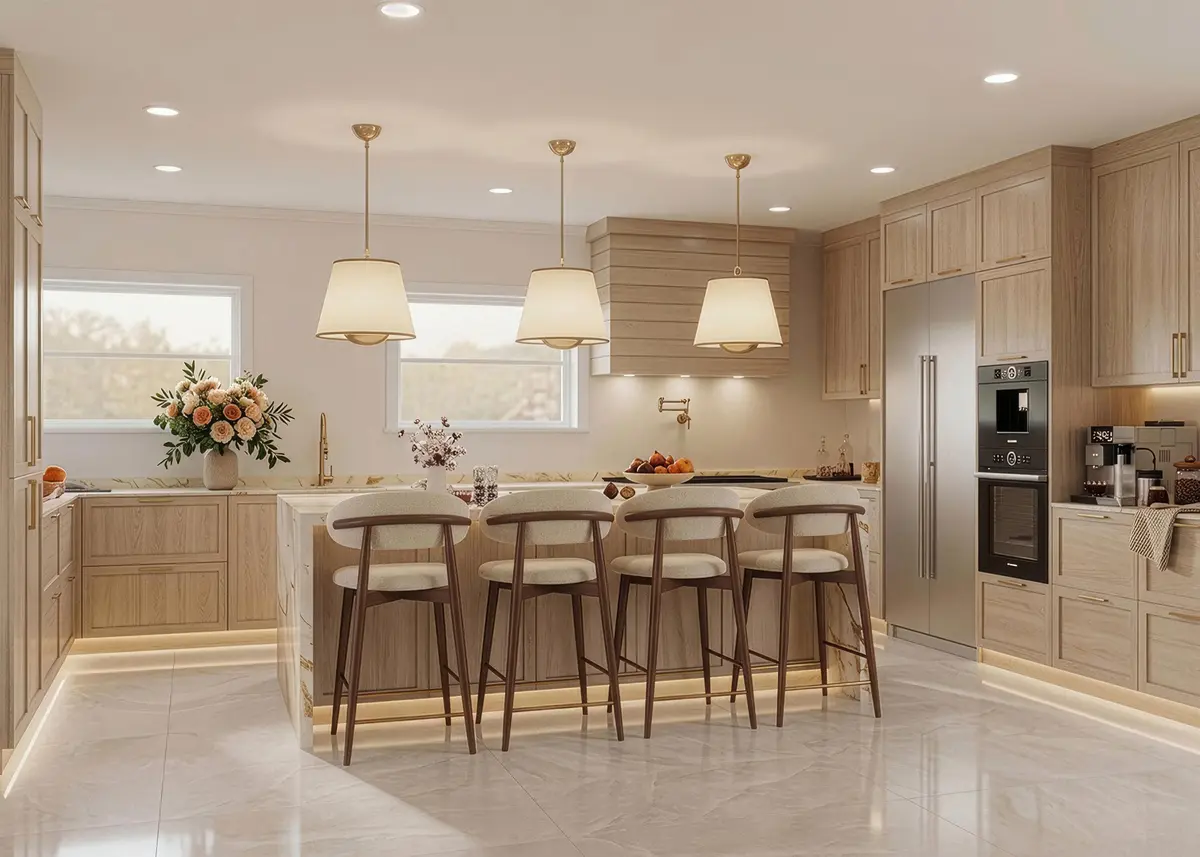 Kitchen Design at 1701 N M Street, Lake Worth Beach