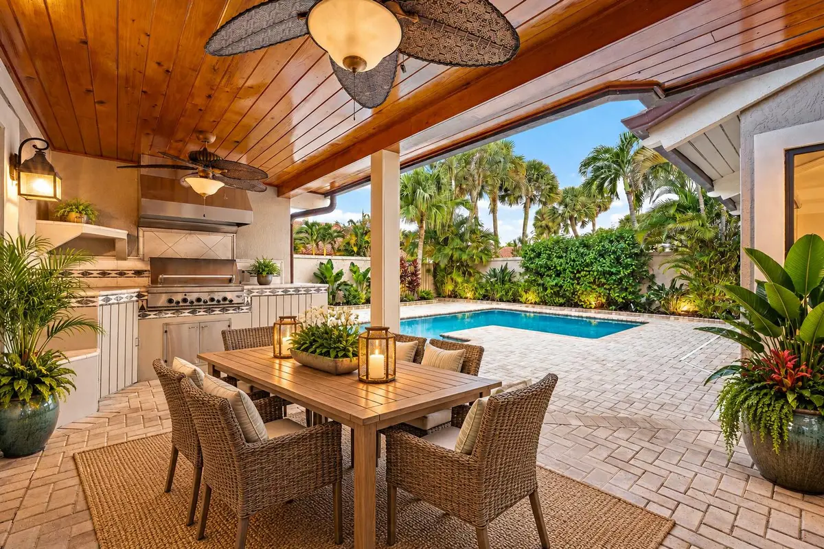 Covered Lanai - Virtually Staged at 101 W Spearfish Lane, Jupiter