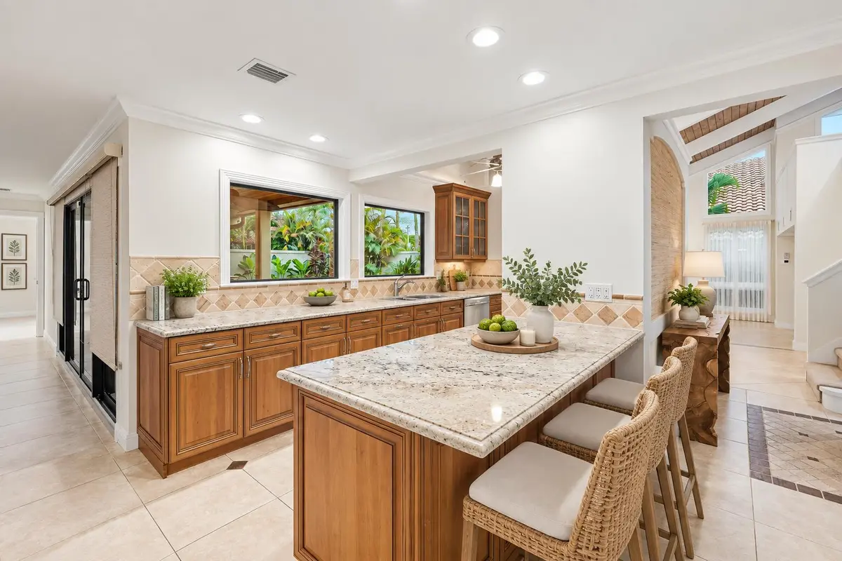 Kitchen - Virtually Staged at 101 W Spearfish Lane, Jupiter
