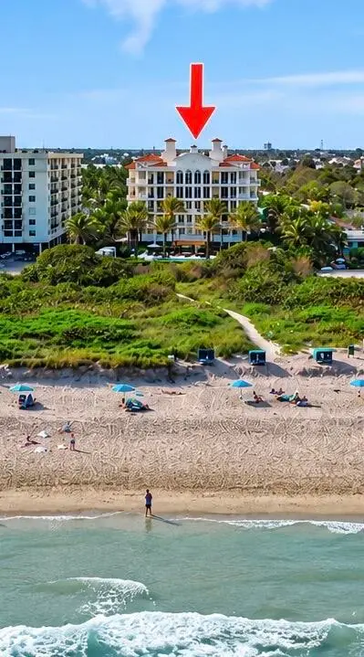 beach andf path to building at 155 S OCEAN Avenue 305, Palm Beach Shores