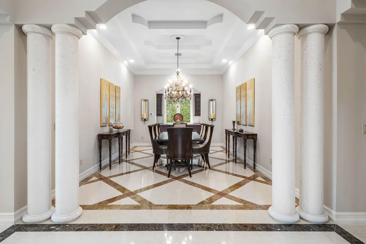 Dinning Room at 16051 TUSCANY ESTATES Drive, Delray Beach