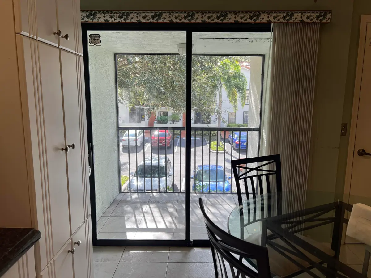 Front balcony at 9632 SILLS Drive 204, Boynton Beach