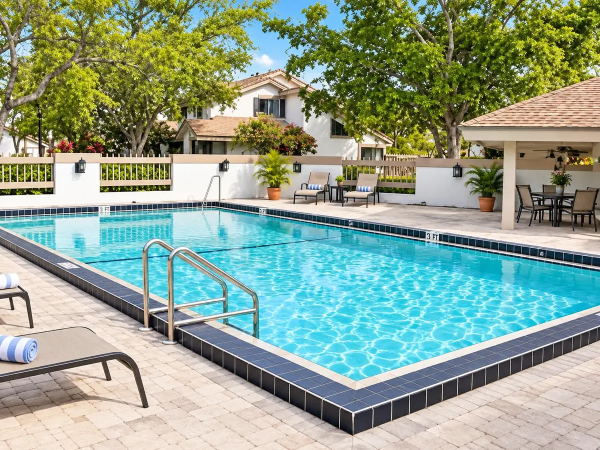 Pool at 9259 SW 1ST Street 603, Plantation