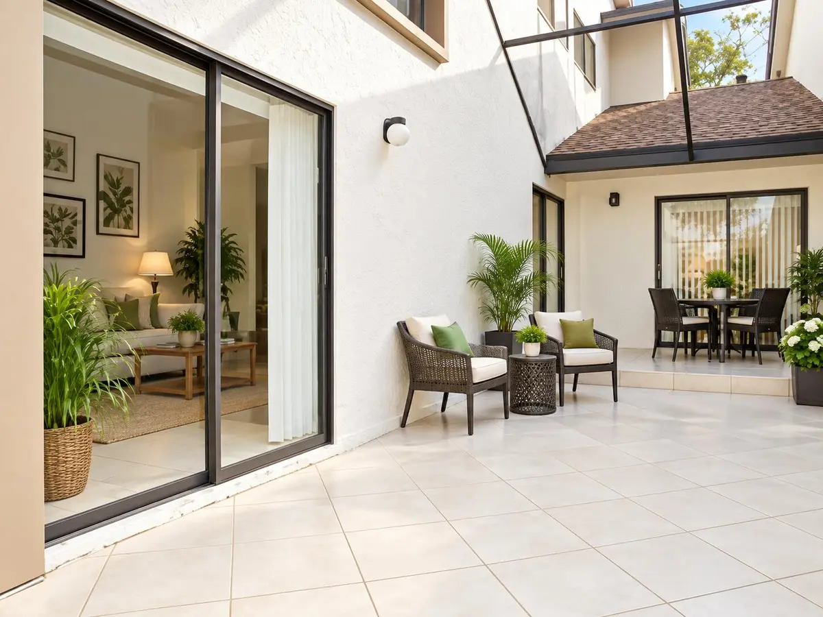 Patio at 9259 SW 1ST Street 603, Plantation