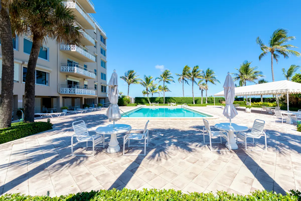 Pool area at 139 Sunrise Avenue 102, Palm Beach