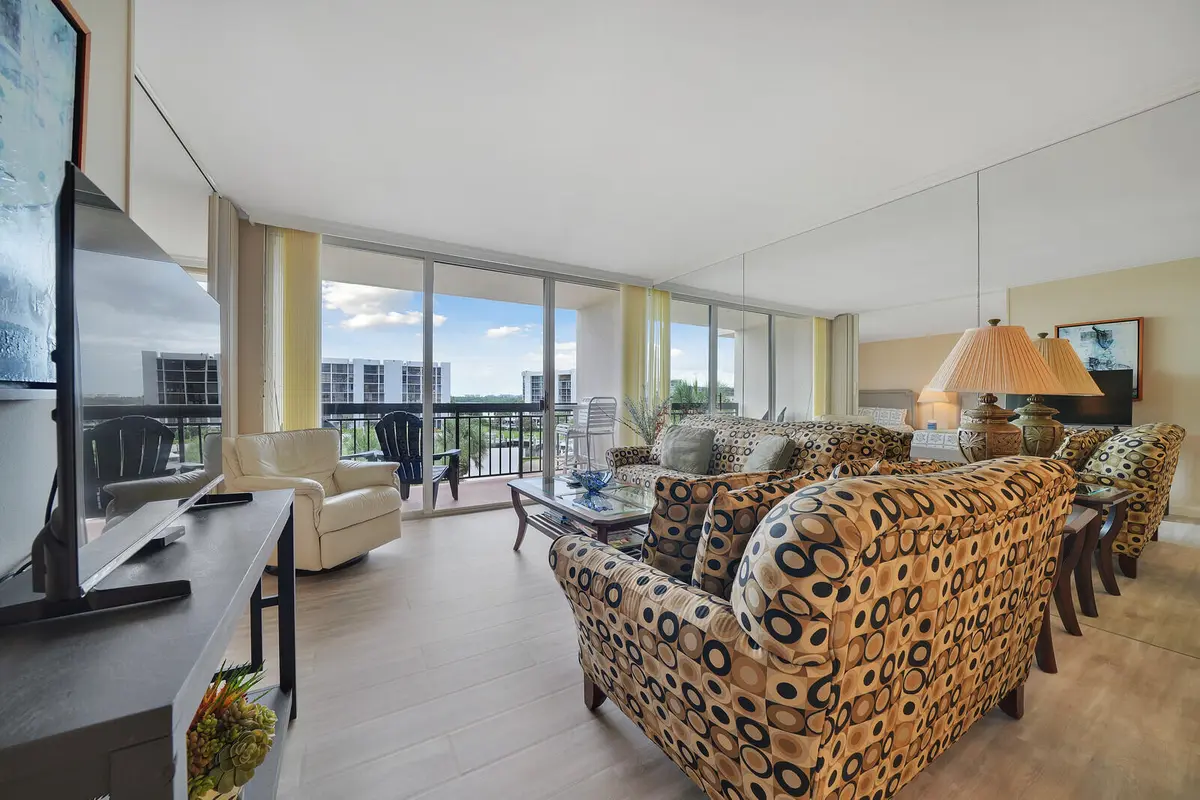 Living Room at 2707 N OCEAN Boulevard D-406, Boca Raton