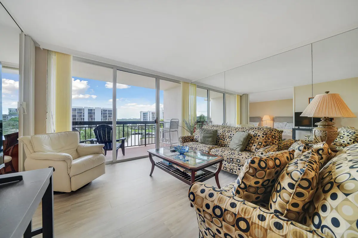 Living Room at 2707 N OCEAN Boulevard D-406, Boca Raton