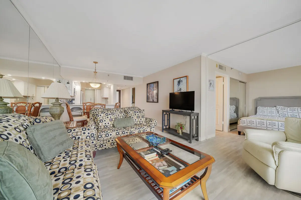 Living Room at 2707 N OCEAN Boulevard D-406, Boca Raton