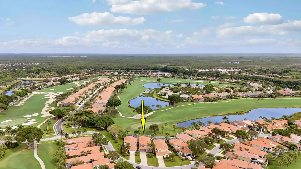 Aerial Golf Course View at 10375 OSPREY Trace, West Palm Beach