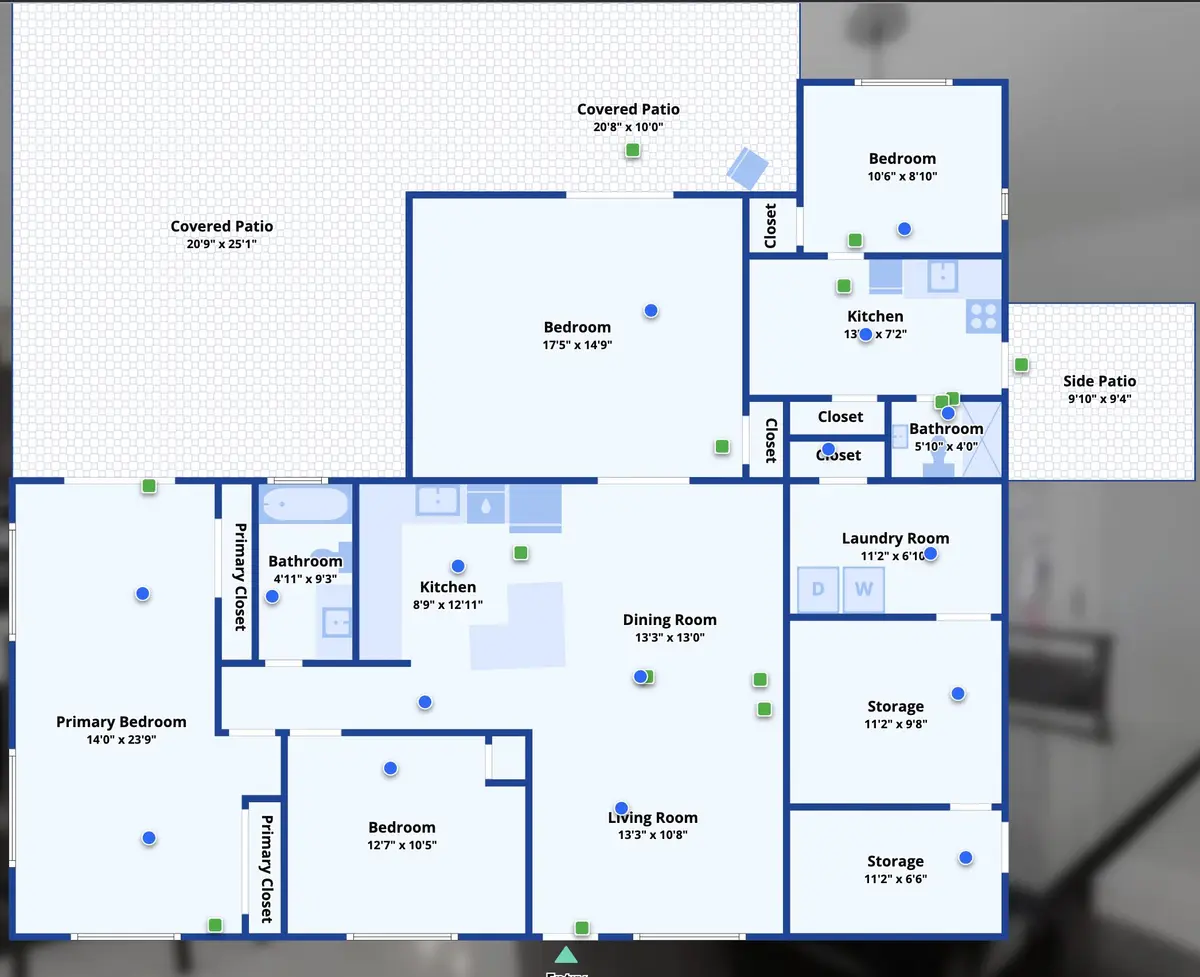 Floorplan at 517 Ibis Drive, Delray Beach