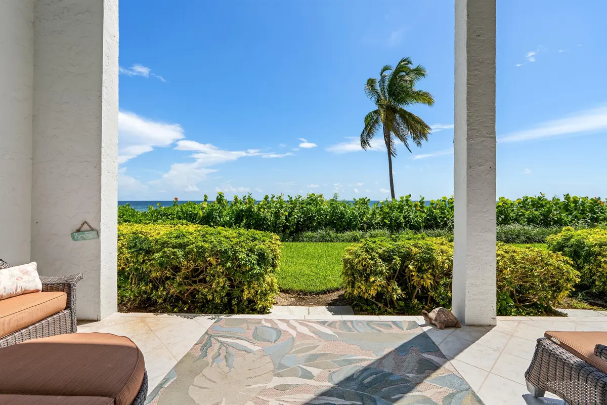 OCEANFRONT PATIO at 2000 N Ocean Boulevard 103, Boca Raton