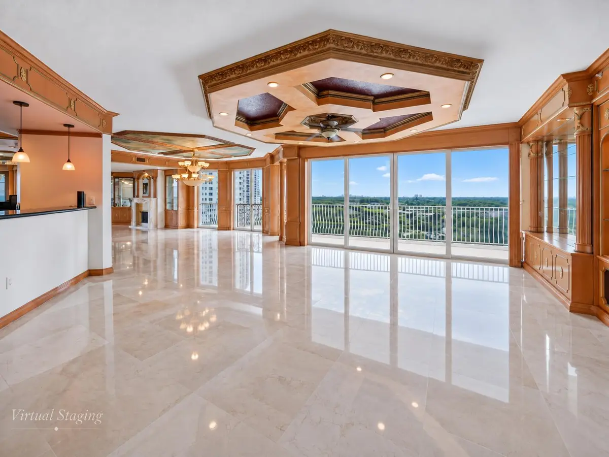 Living-Virtual Staging Clean at 1460 S OCEAN Boulevard 701, Lauderdale-By-The-Sea