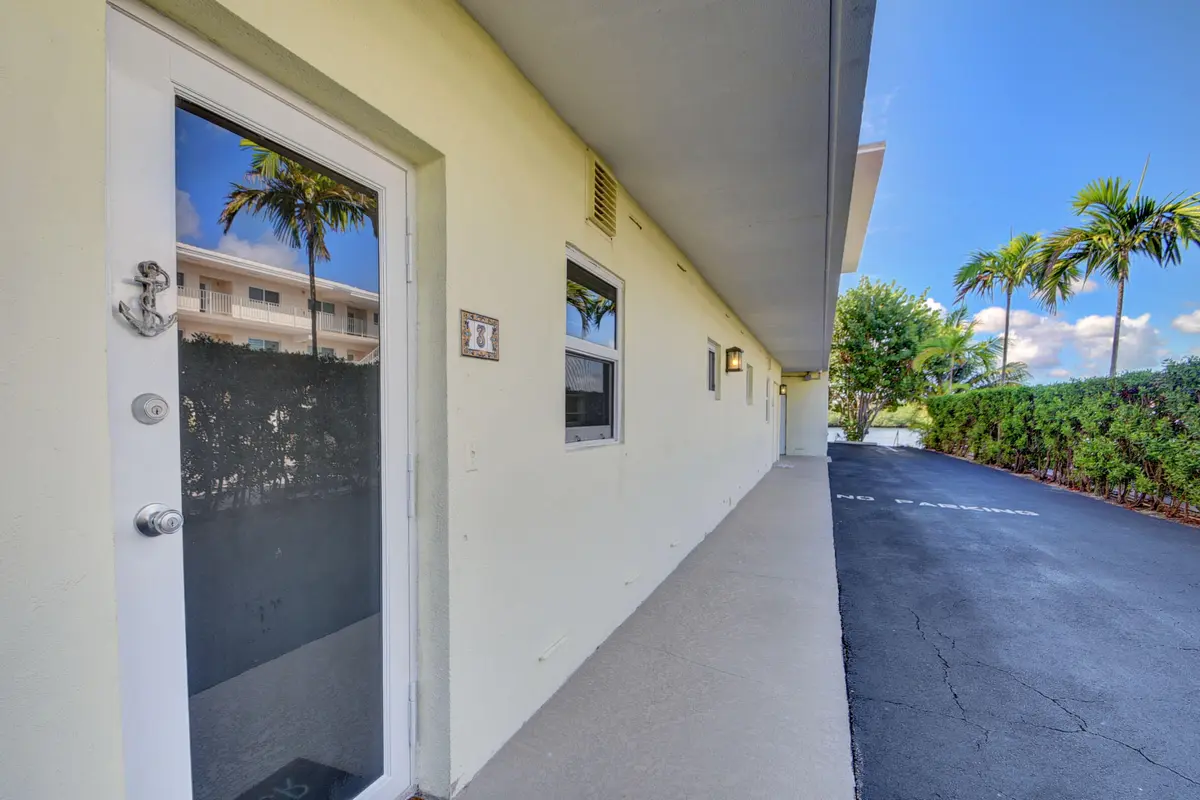 Front door at 6520 N Ocean Boulevard 3, Ocean Ridge