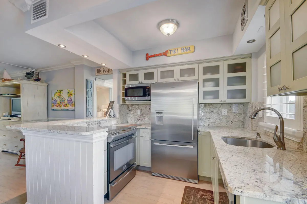Kitchen at 6520 N Ocean Boulevard 3, Ocean Ridge