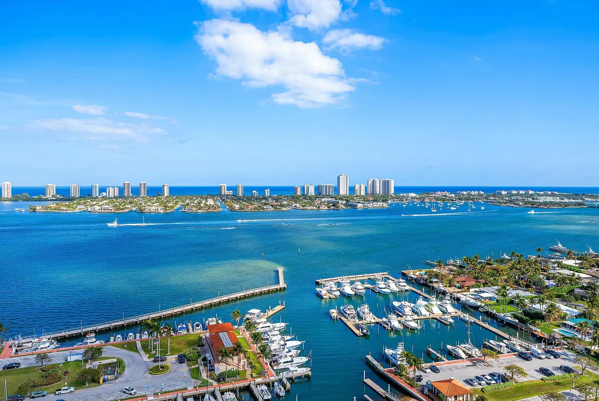 EAST VIEW OF MARINA 1 at 220 Lake Shore Drive 2202, Lake Park