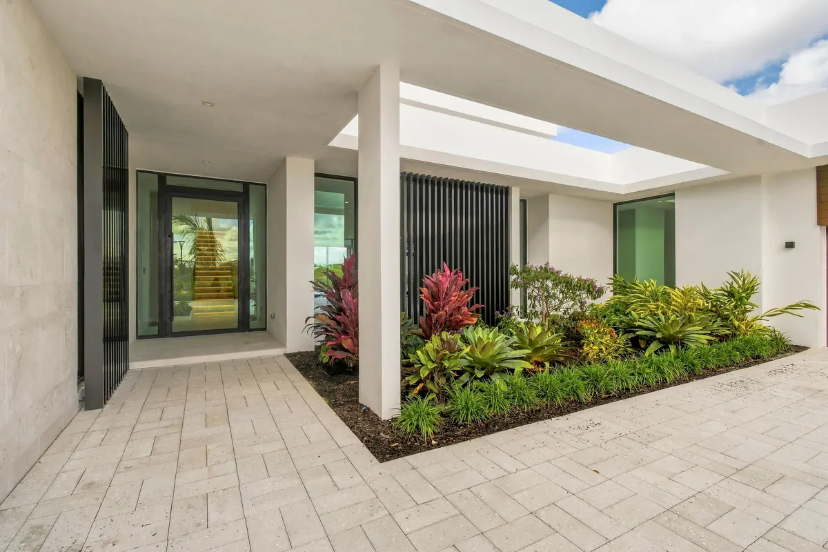 Front Entry at 10951 Monte Rosa Drive, Palm Beach Gardens