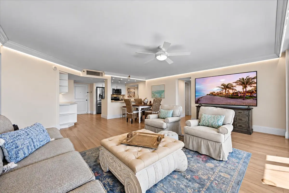 Living Area at 450 OCEAN Drive PH3, Juno Beach