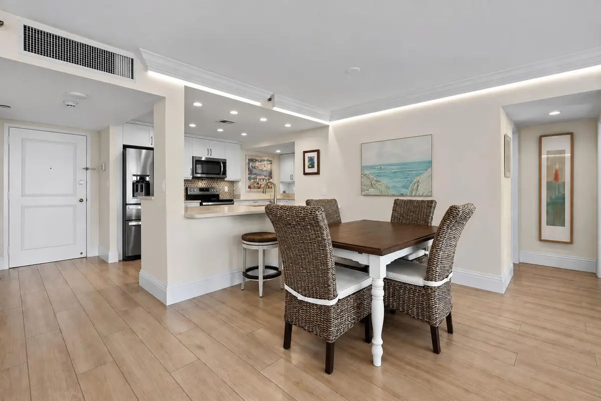 Dining Area at 450 OCEAN Drive PH3, Juno Beach