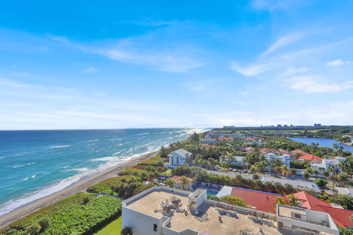 SE View from Living Room at 450 OCEAN Drive PH3, Juno Beach
