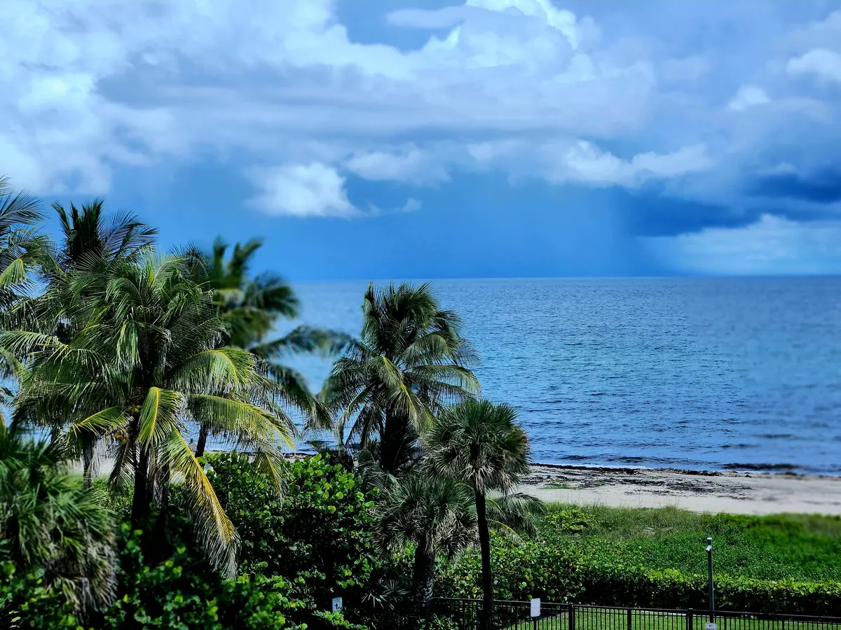 VIEW FROM BEDROOM at 2565 S Ocean Boulevard 205-N, Highland Beach