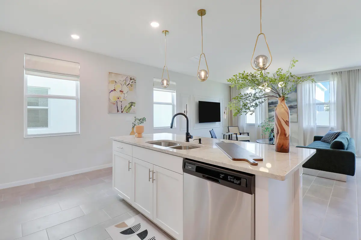 Kitchen open to family room at 261 OSPREY PRESERVE Boulevard, Jensen Beach
