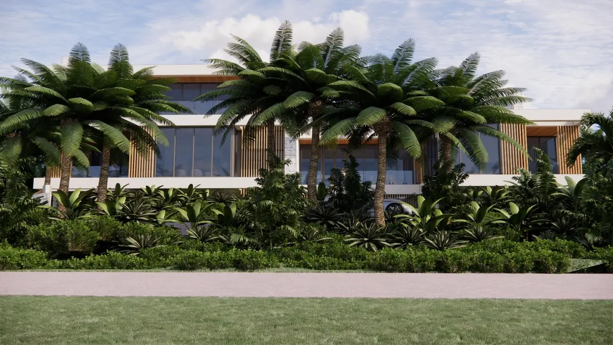 Full Street View in the day at 997 HILLSBORO MILE, Hillsboro Beach