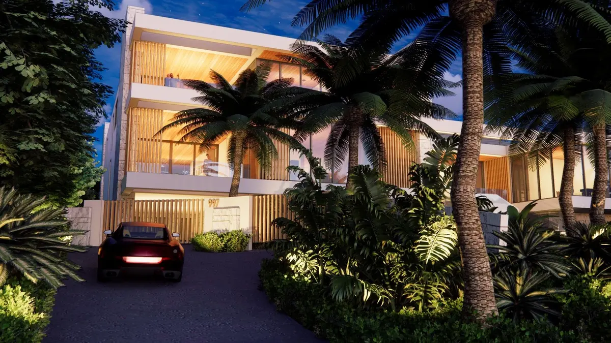 North Front Evening at 997 HILLSBORO MILE, Hillsboro Beach