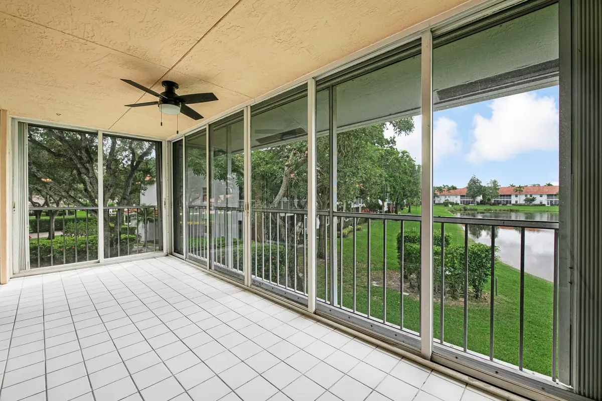 Patio/View at 7857 Whispering Palms Drive 201, Boynton Beach