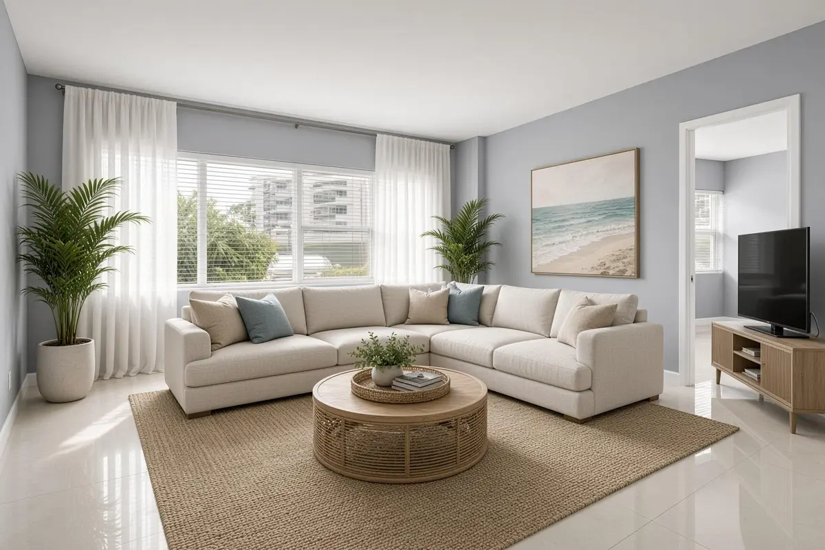 virtual staging at 3250 NE 28TH Street 102, Fort Lauderdale