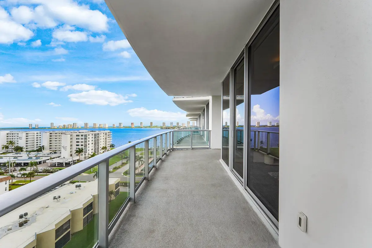 Spacious Balcony w/ Intracoastal View at 220 Lake Shore Drive 917, Lake Park