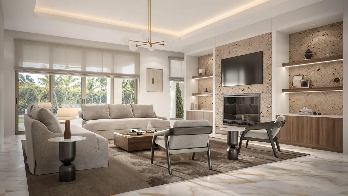 15 Spoonbill_interiors_Great room at 15 Spoonbill Road, Manalapan